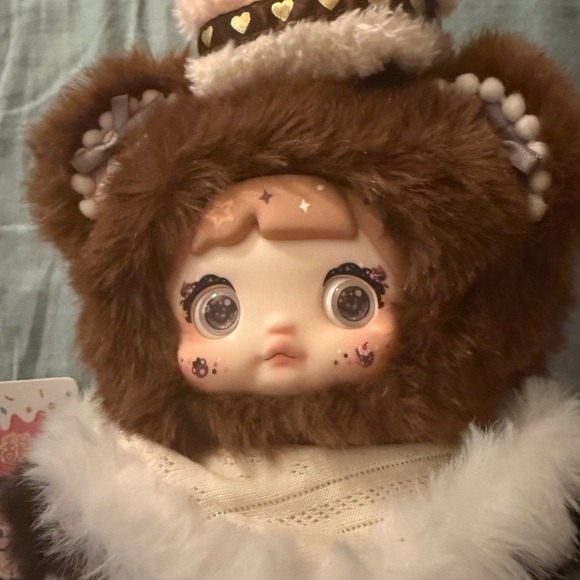 Nommi Collectible- Adorable Brown Bear Plush Doll - Picture 2 of 5